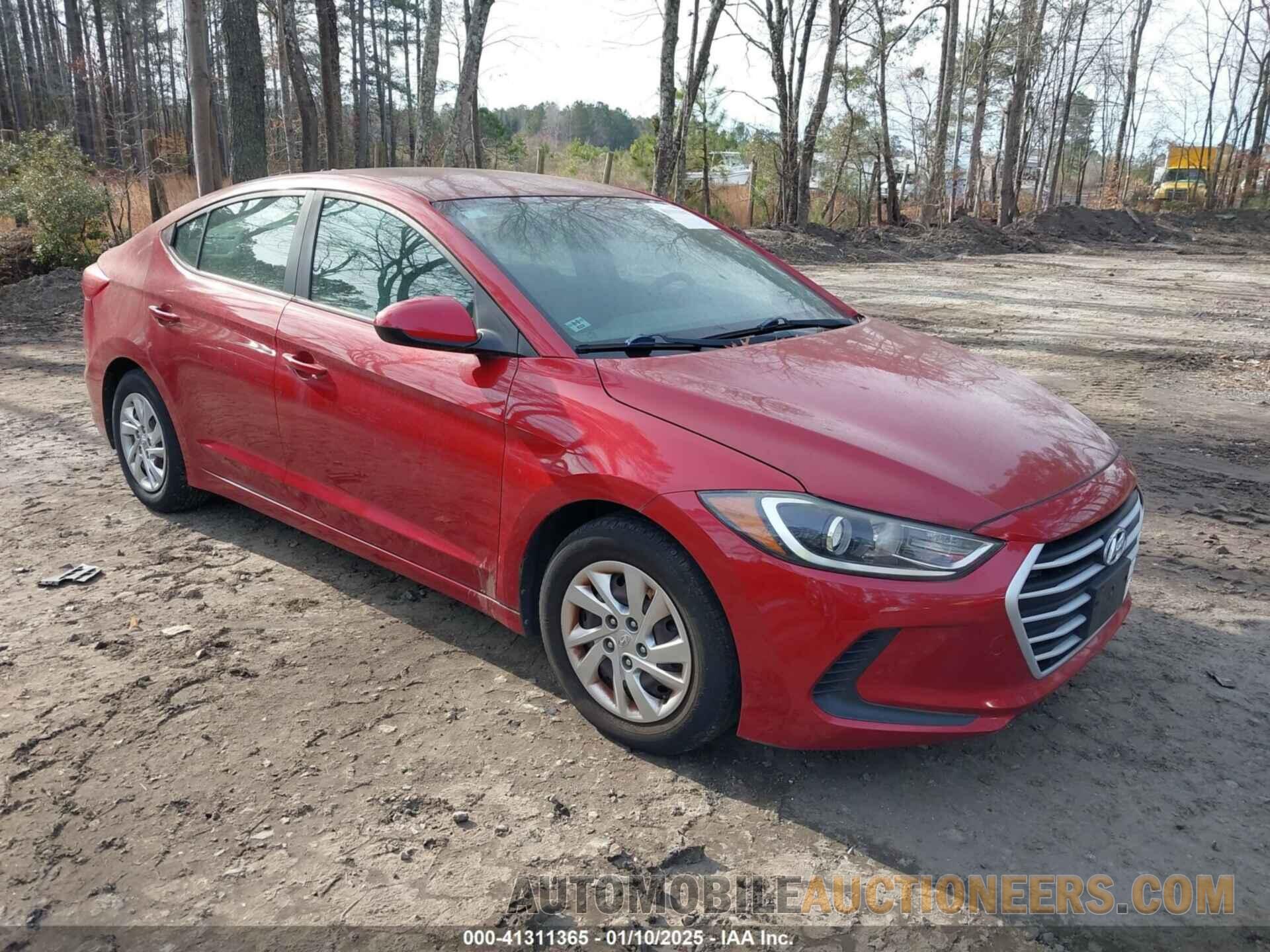 KMHD74LF6HU367599 HYUNDAI ELANTRA 2017