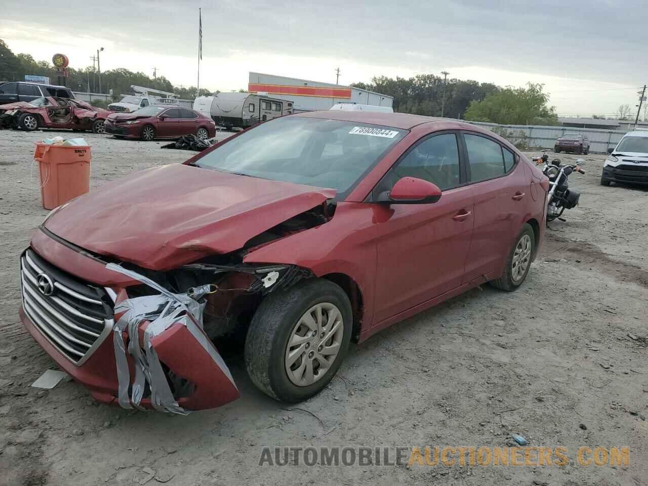 KMHD74LF6HU421743 HYUNDAI ELANTRA 2017