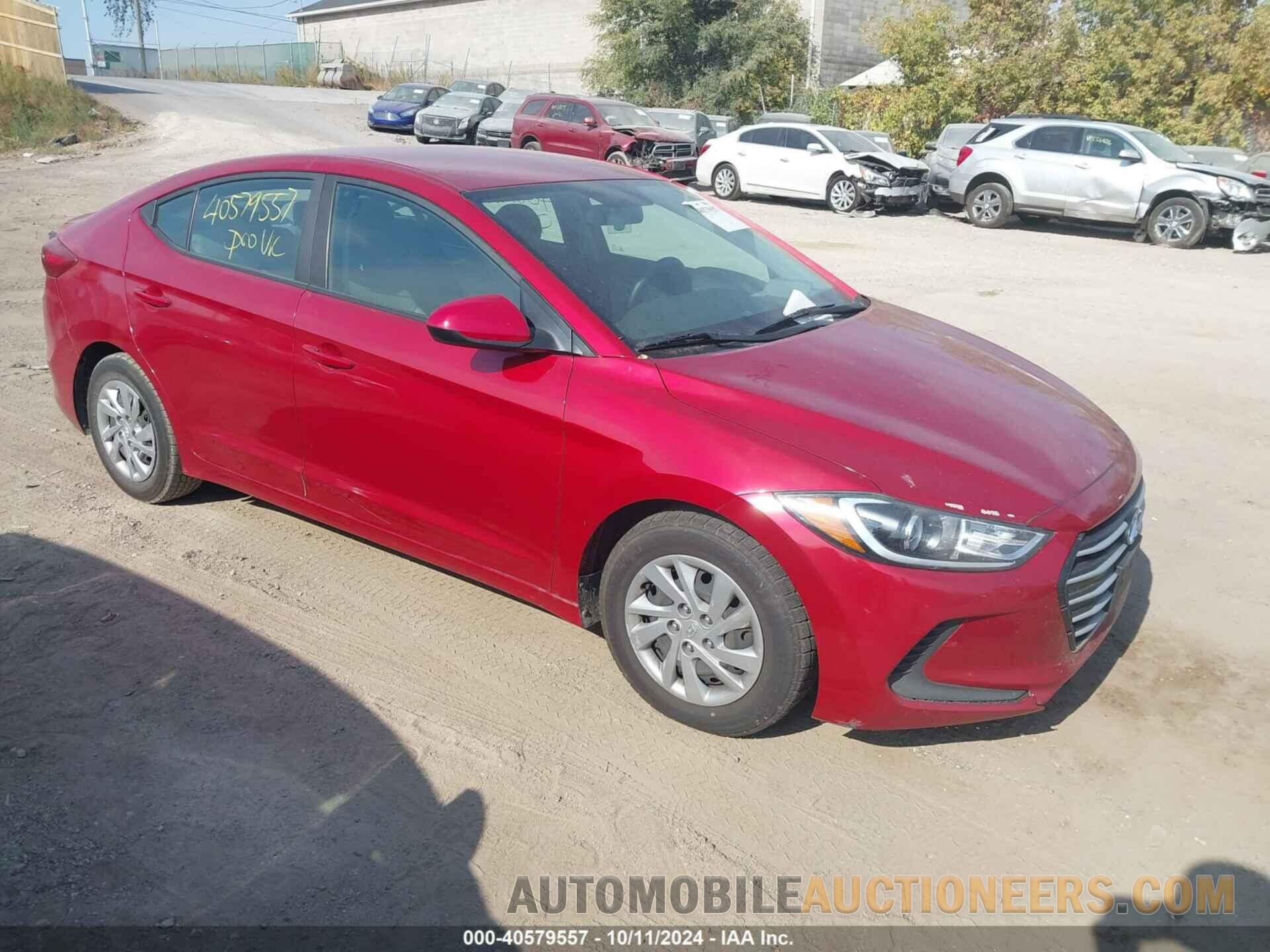 KMHD74LF6JU452819 HYUNDAI ELANTRA 2018