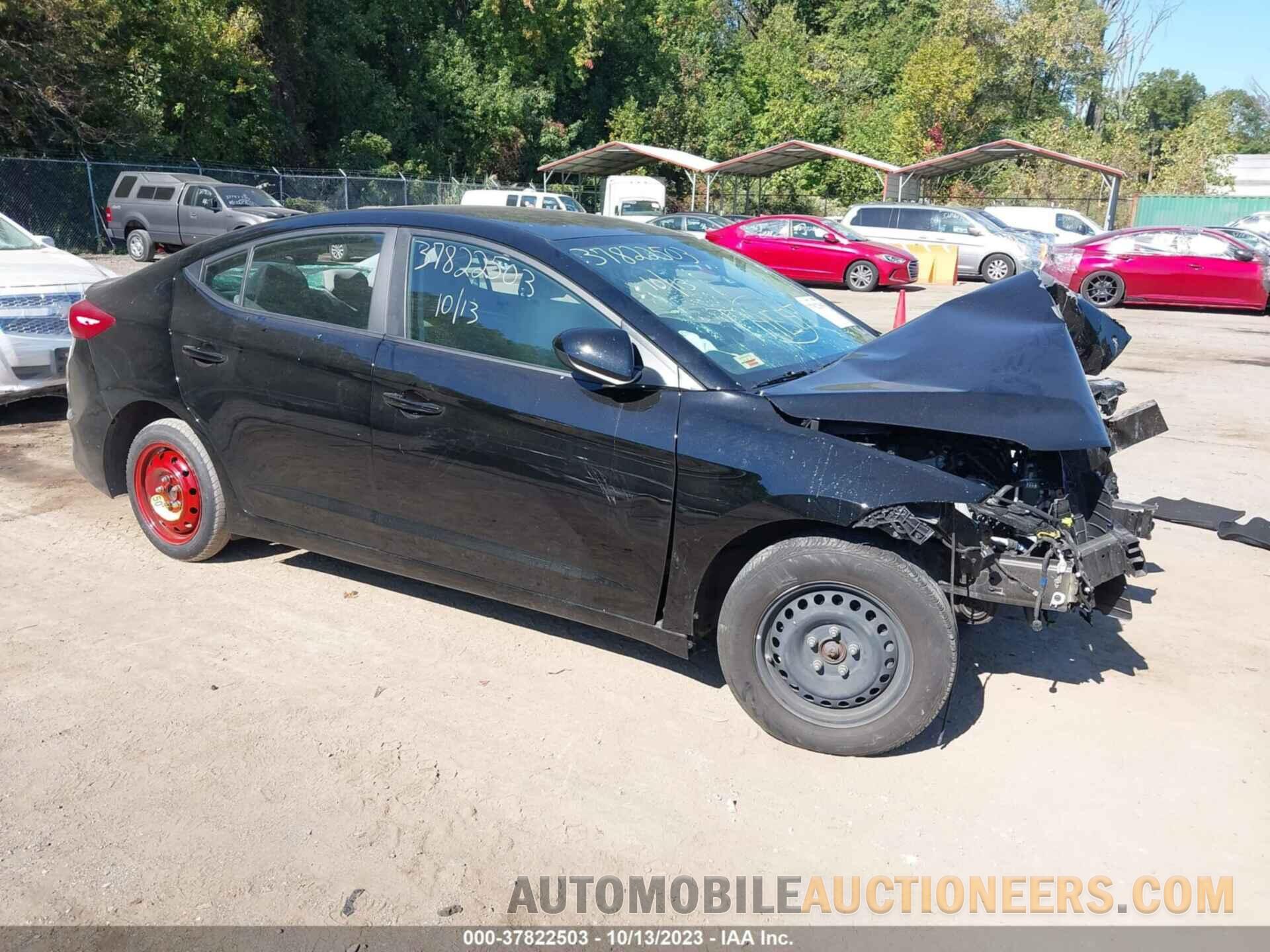 KMHD74LF6JU538311 HYUNDAI ELANTRA 2018