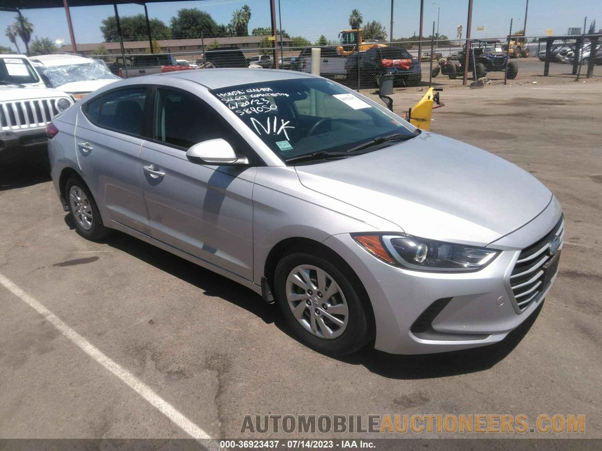 KMHD74LF6JU589050 HYUNDAI ELANTRA 2018