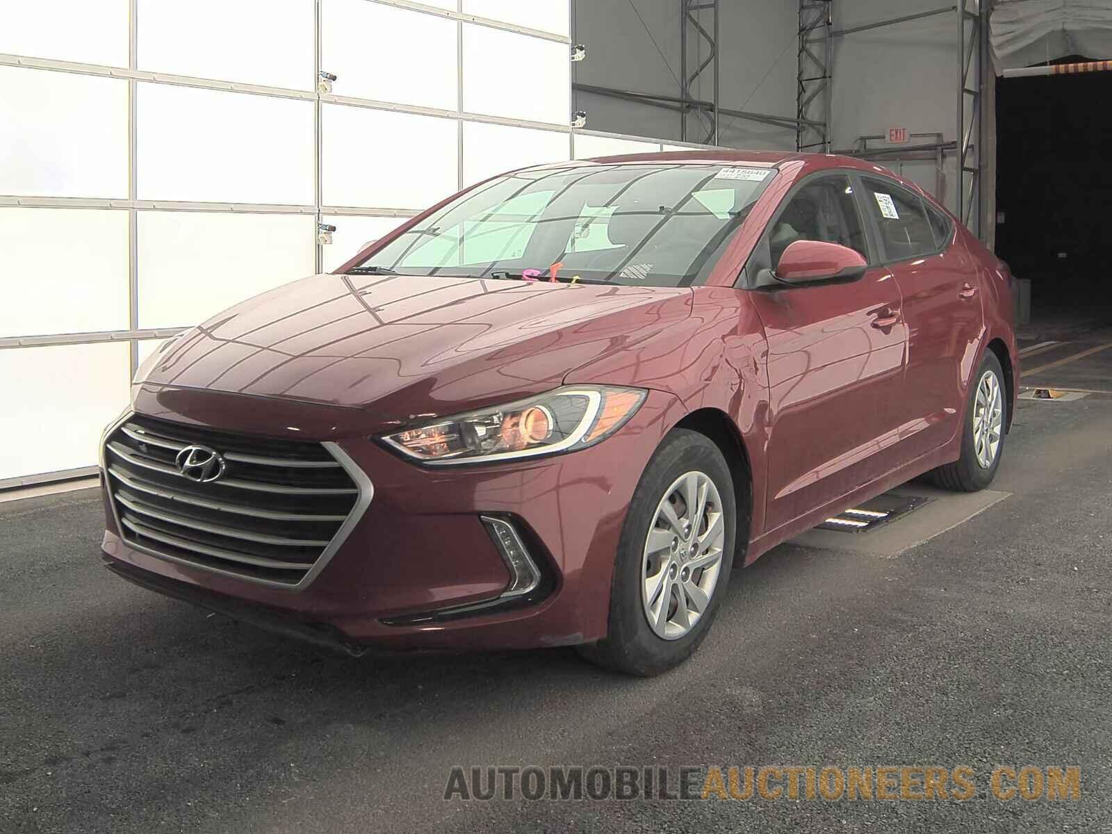 KMHD74LF7HU075864 Hyundai Elantra 2017