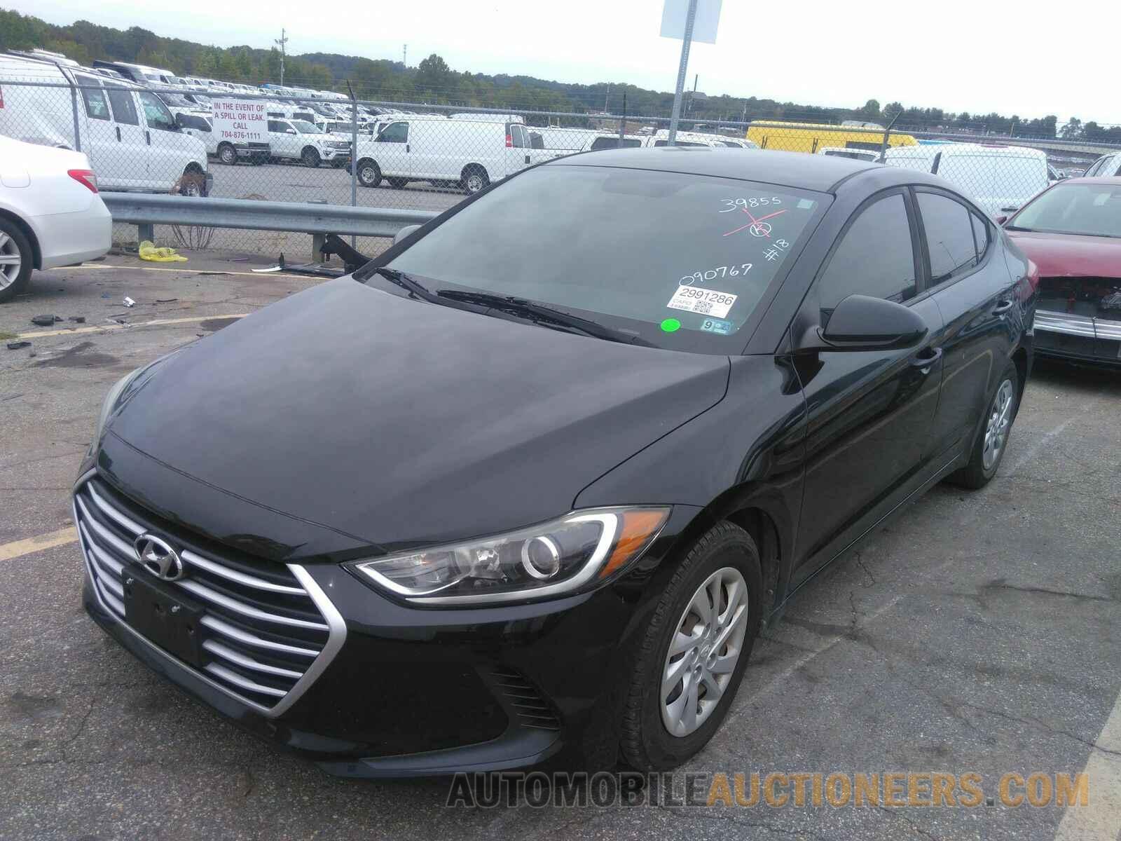 KMHD74LF7HU090767 Hyundai Elantra SE 2017