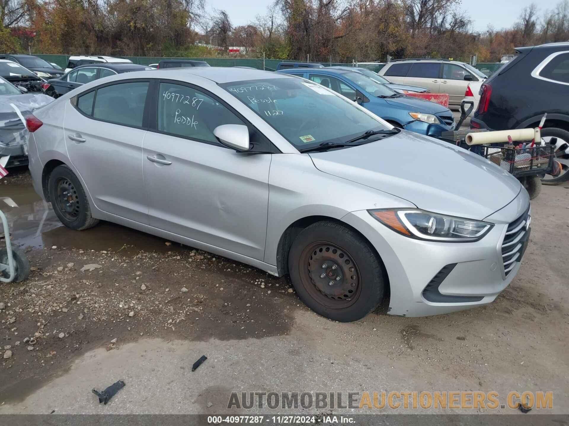 KMHD74LF7HU109561 HYUNDAI ELANTRA 2017