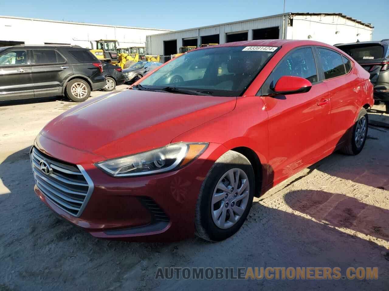 KMHD74LF7HU172689 HYUNDAI ELANTRA 2017