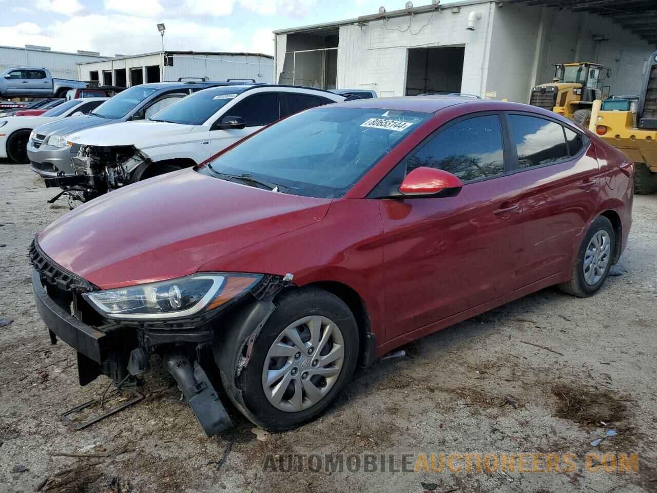 KMHD74LF8HU357544 HYUNDAI ELANTRA 2017