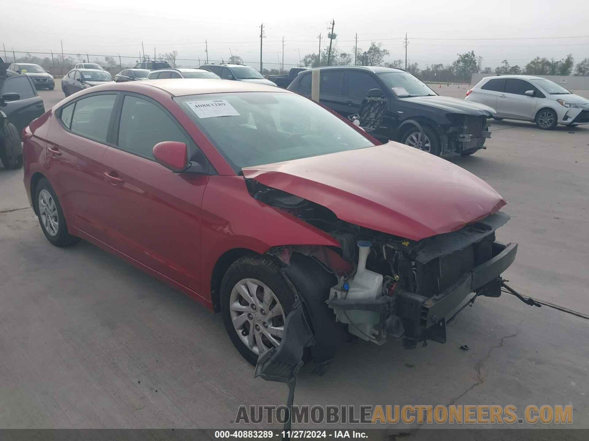 KMHD74LF9HU117869 HYUNDAI ELANTRA 2017