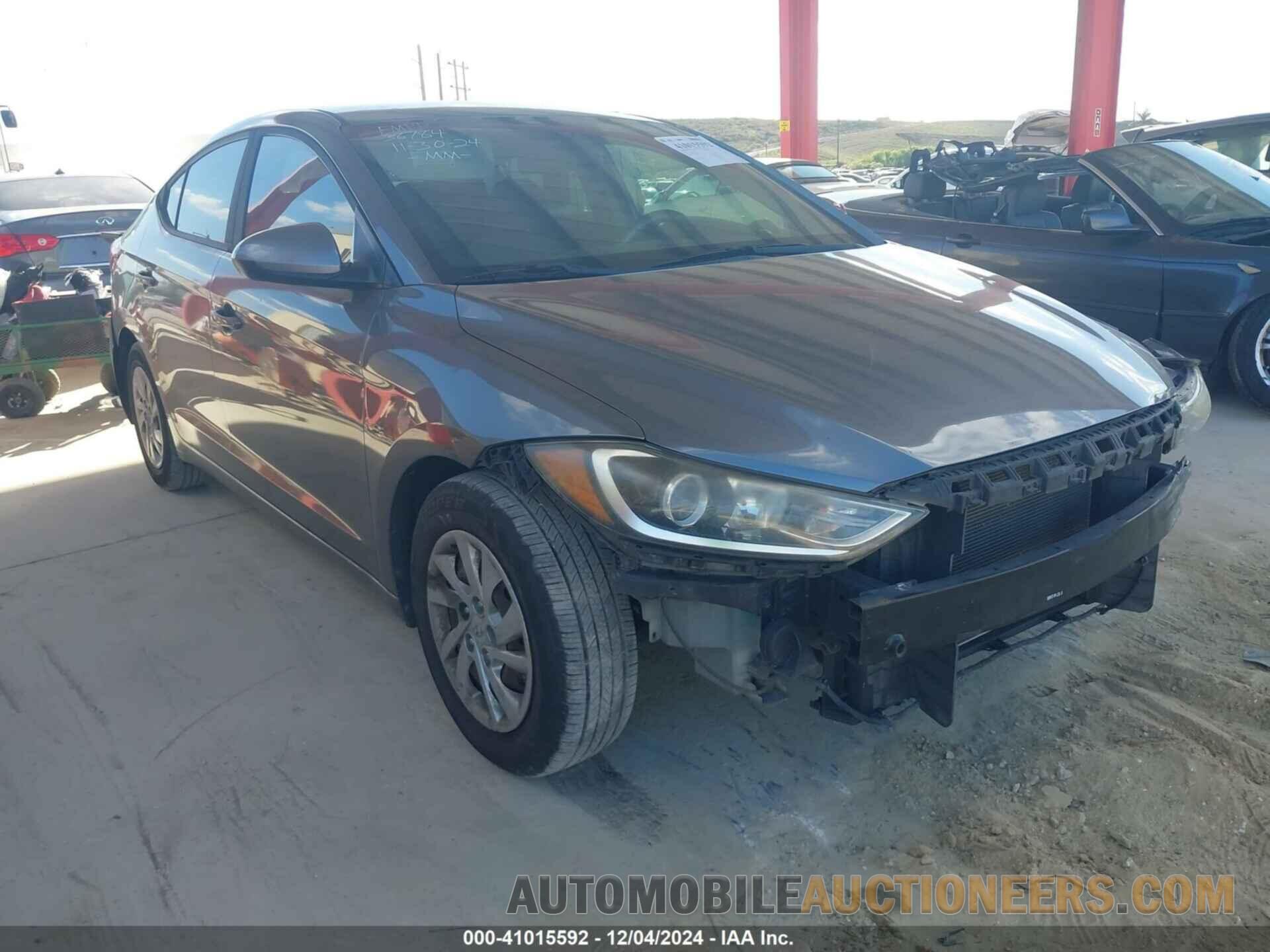 KMHD74LF9HU391427 HYUNDAI ELANTRA 2017