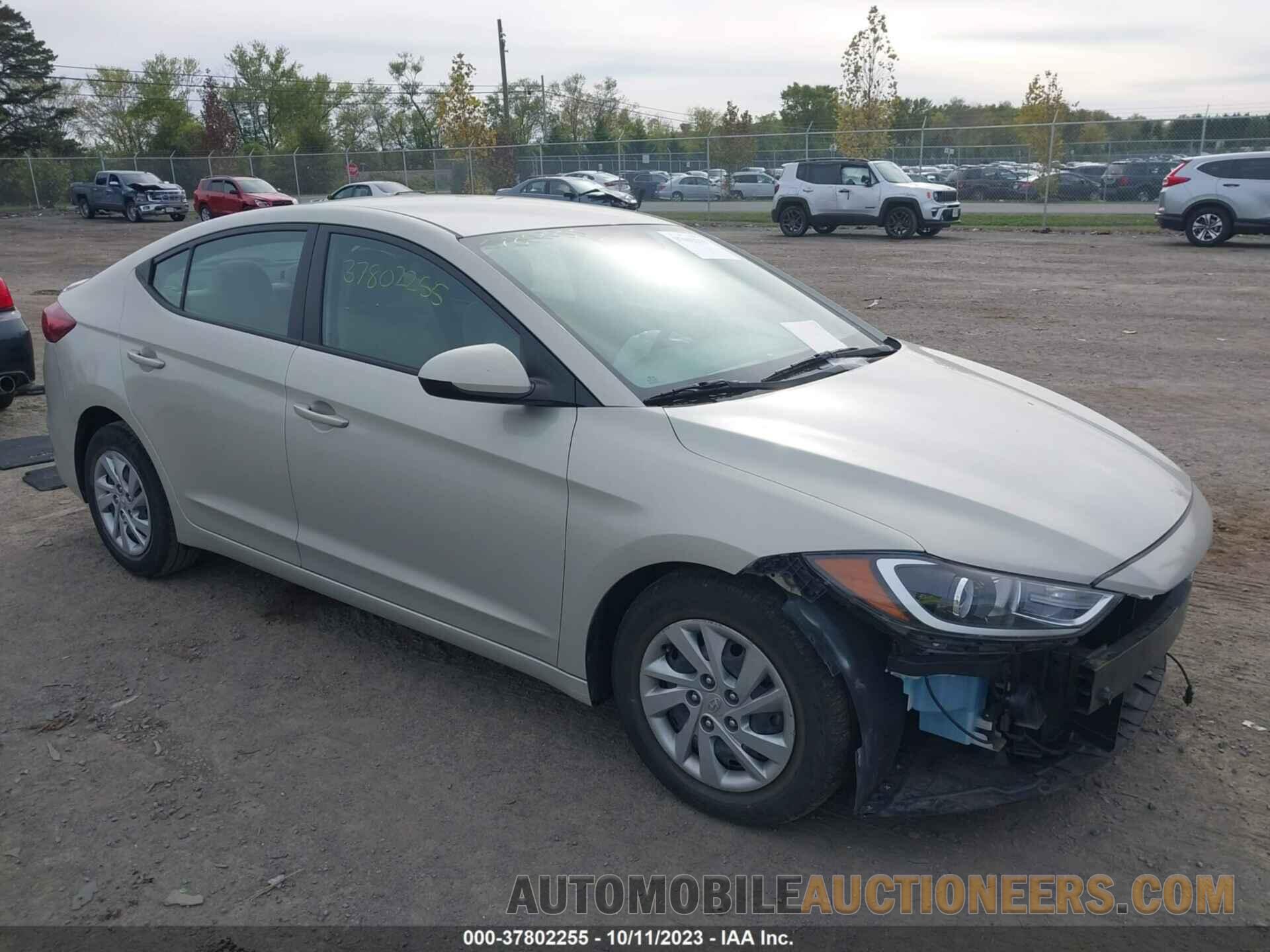 KMHD74LF9JU502371 HYUNDAI ELANTRA 2018