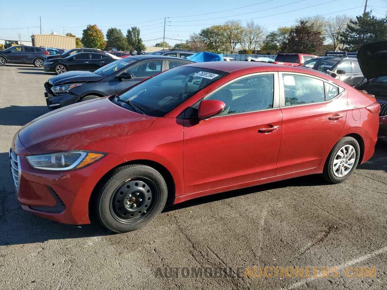 KMHD74LFXHU087006 HYUNDAI ELANTRA 2017