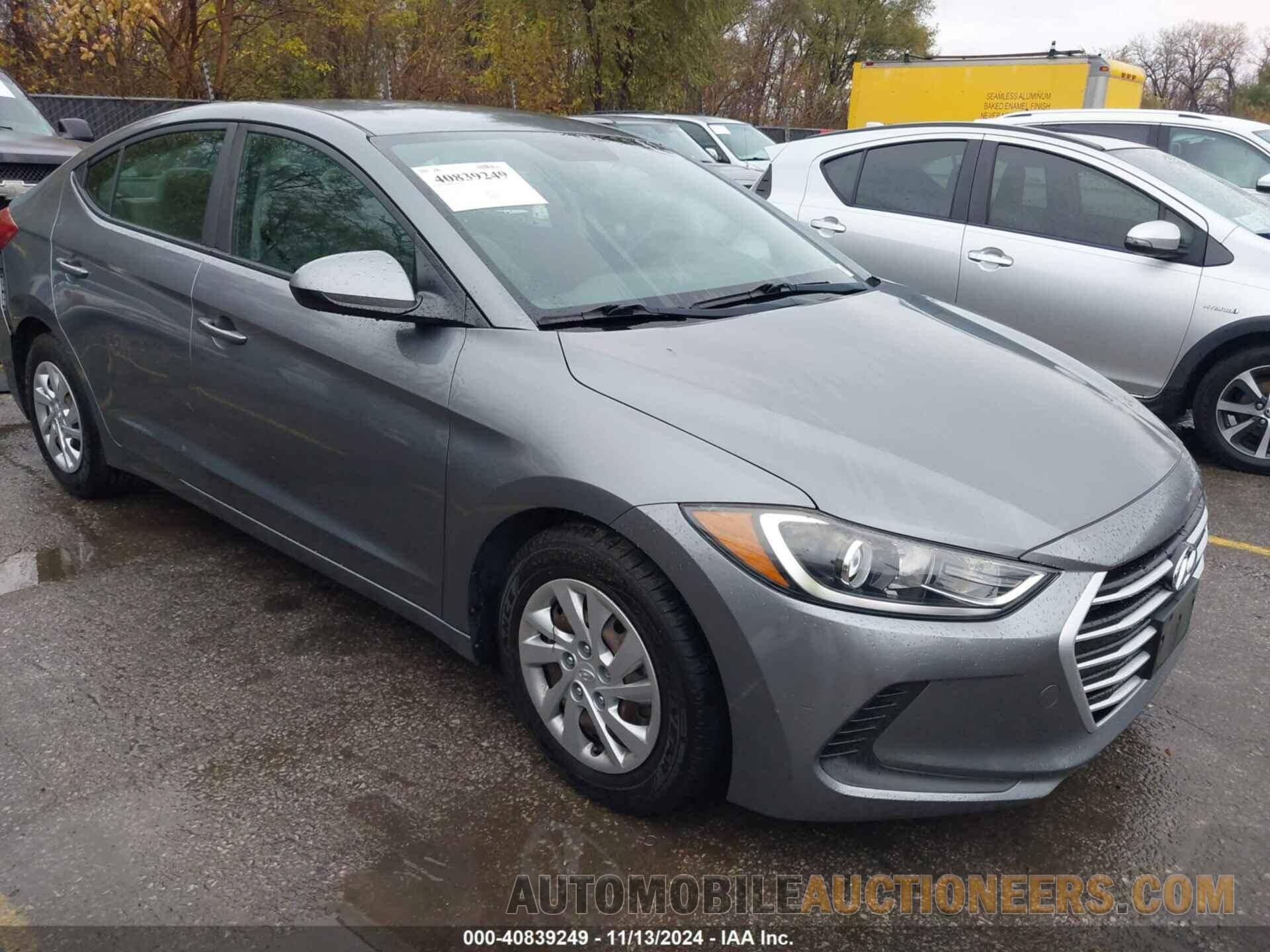 KMHD74LFXHU115547 HYUNDAI ELANTRA 2017