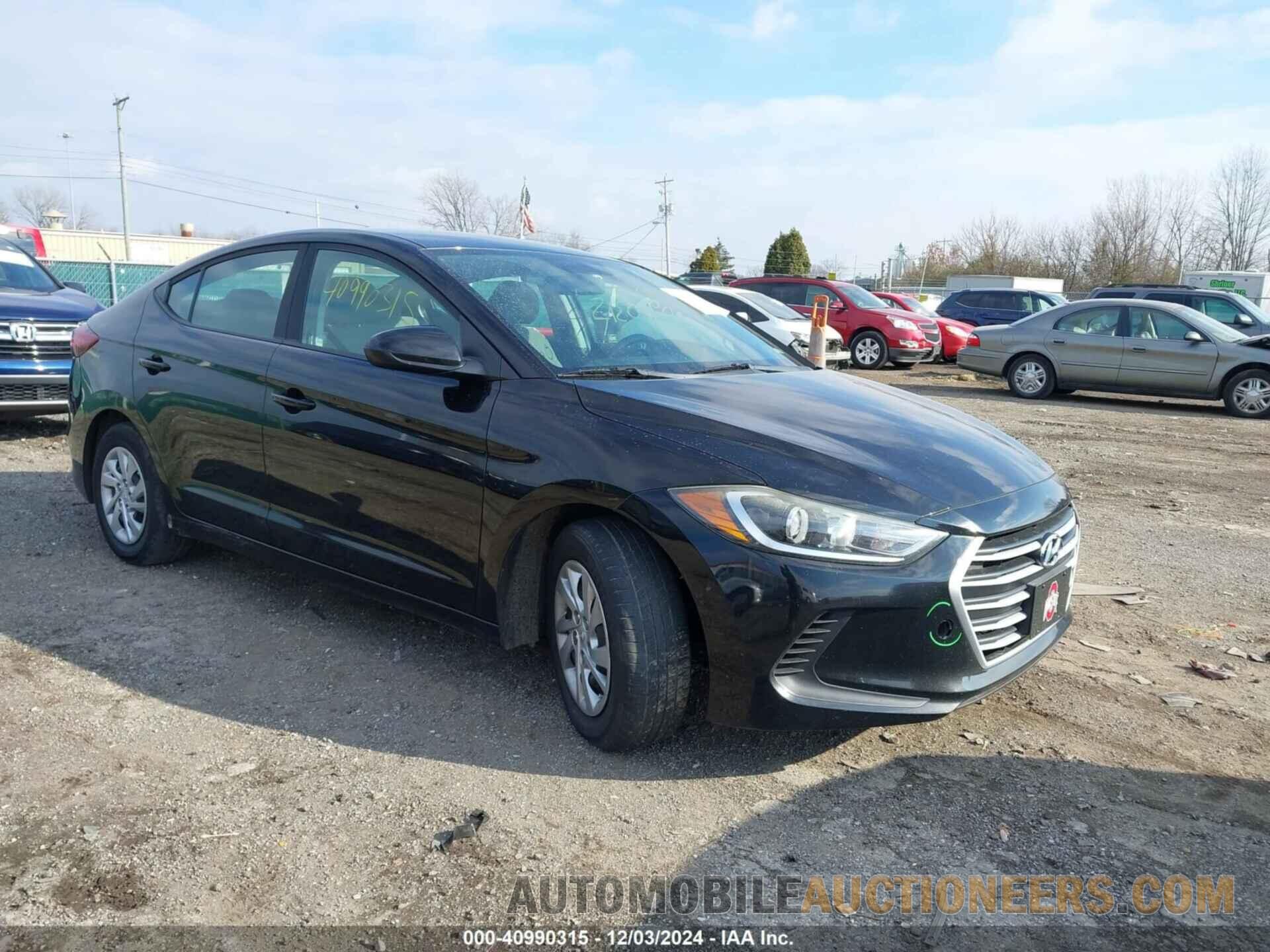 KMHD74LFXHU412754 HYUNDAI ELANTRA 2017