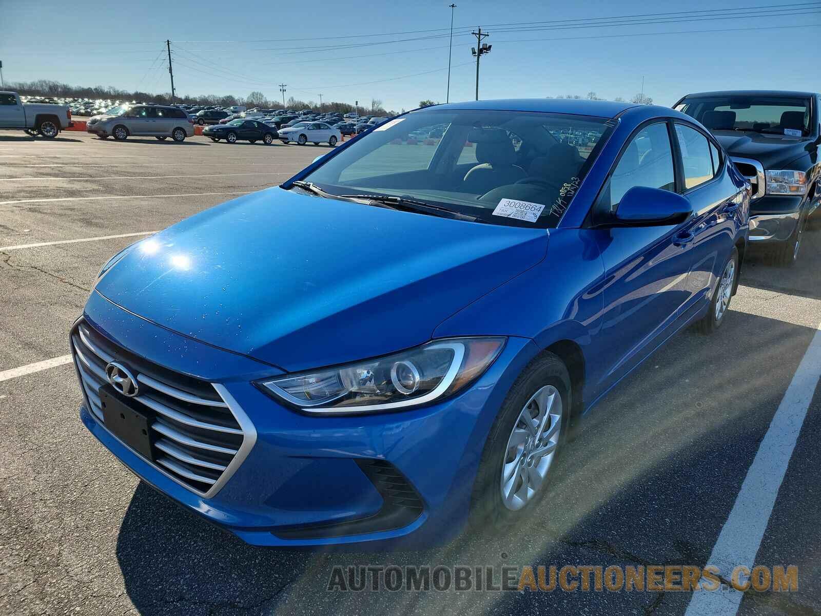 KMHD74LFXJU557850 Hyundai Elantra SE 2018