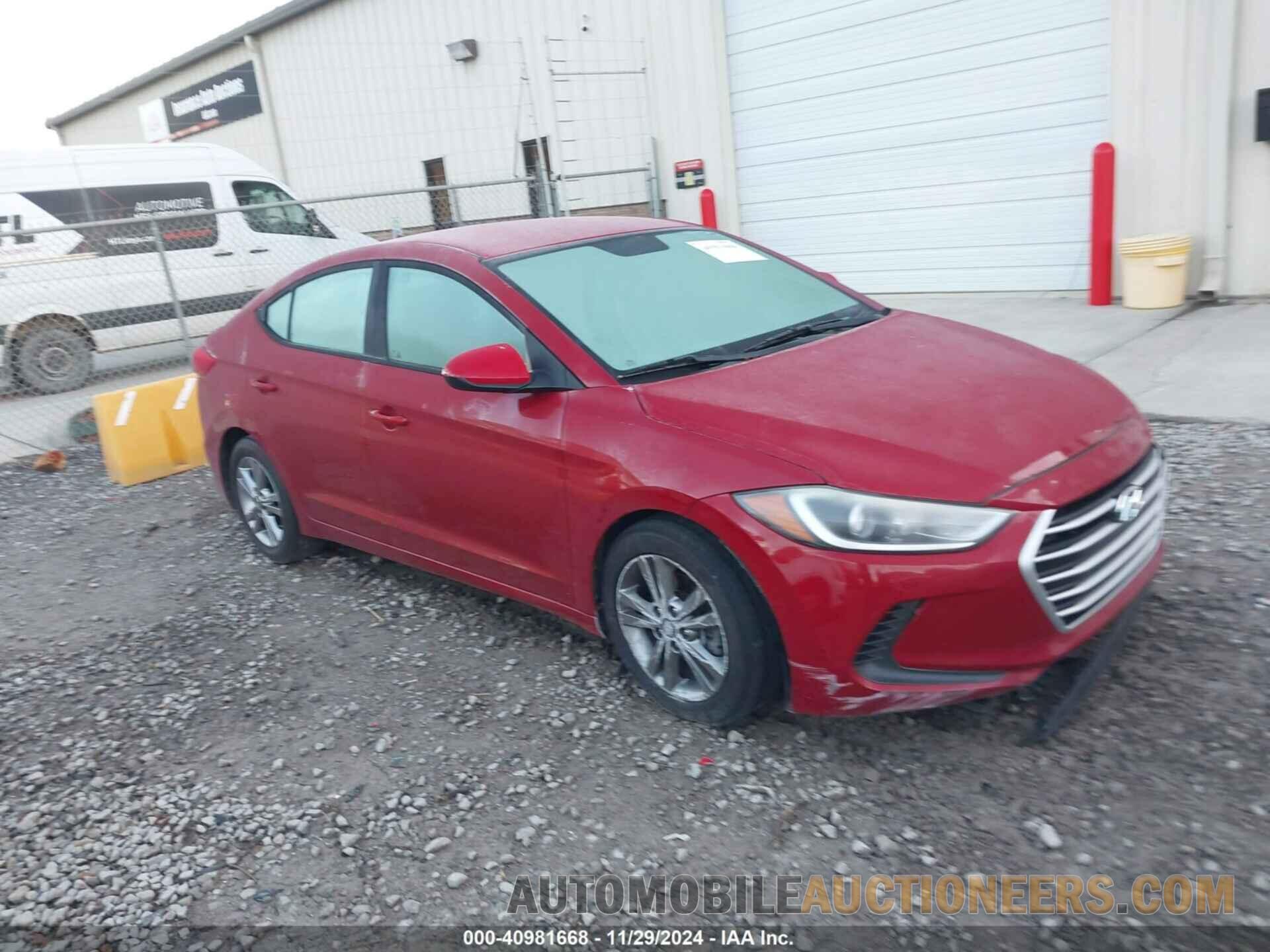 KMHD84LF0HU188603 HYUNDAI ELANTRA 2017