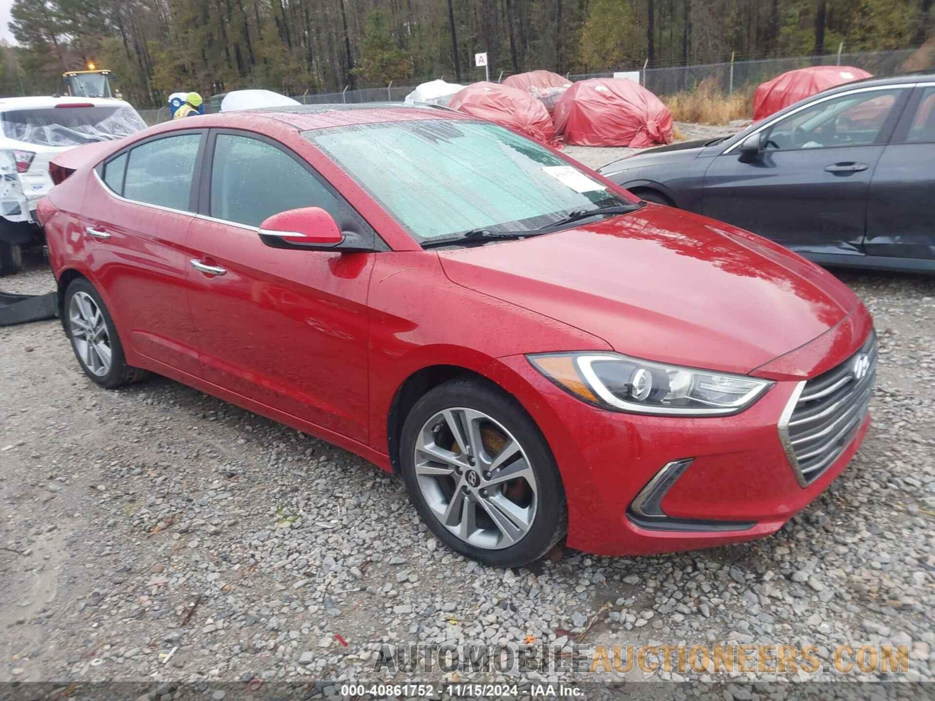 KMHD84LF0HU228372 HYUNDAI ELANTRA 2017