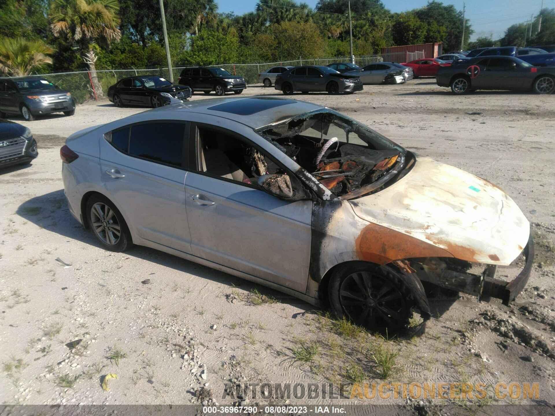 KMHD84LF0JU614683 HYUNDAI ELANTRA 2018