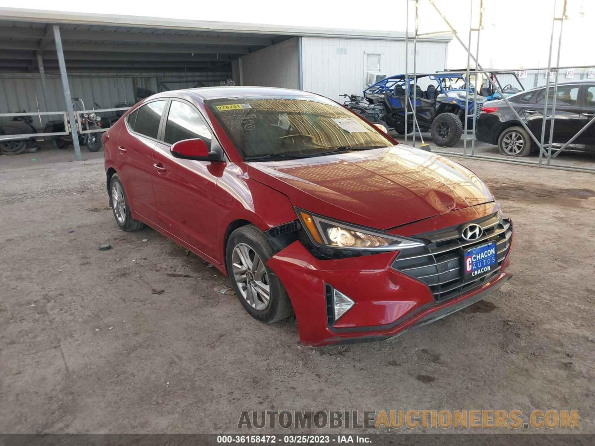 KMHD84LF0KU780610 HYUNDAI ELANTRA 2019