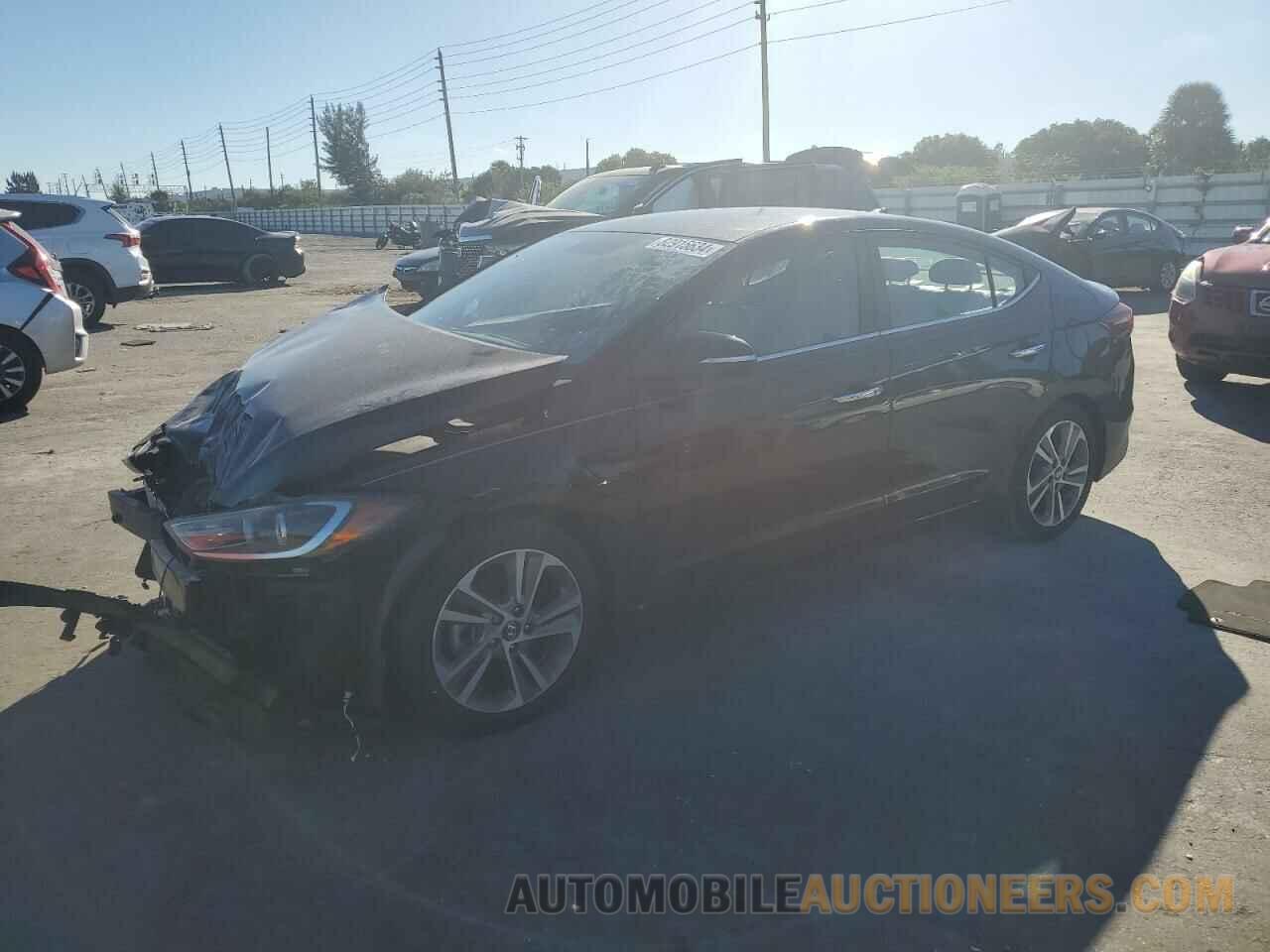 KMHD84LF1HU280190 HYUNDAI ELANTRA 2017