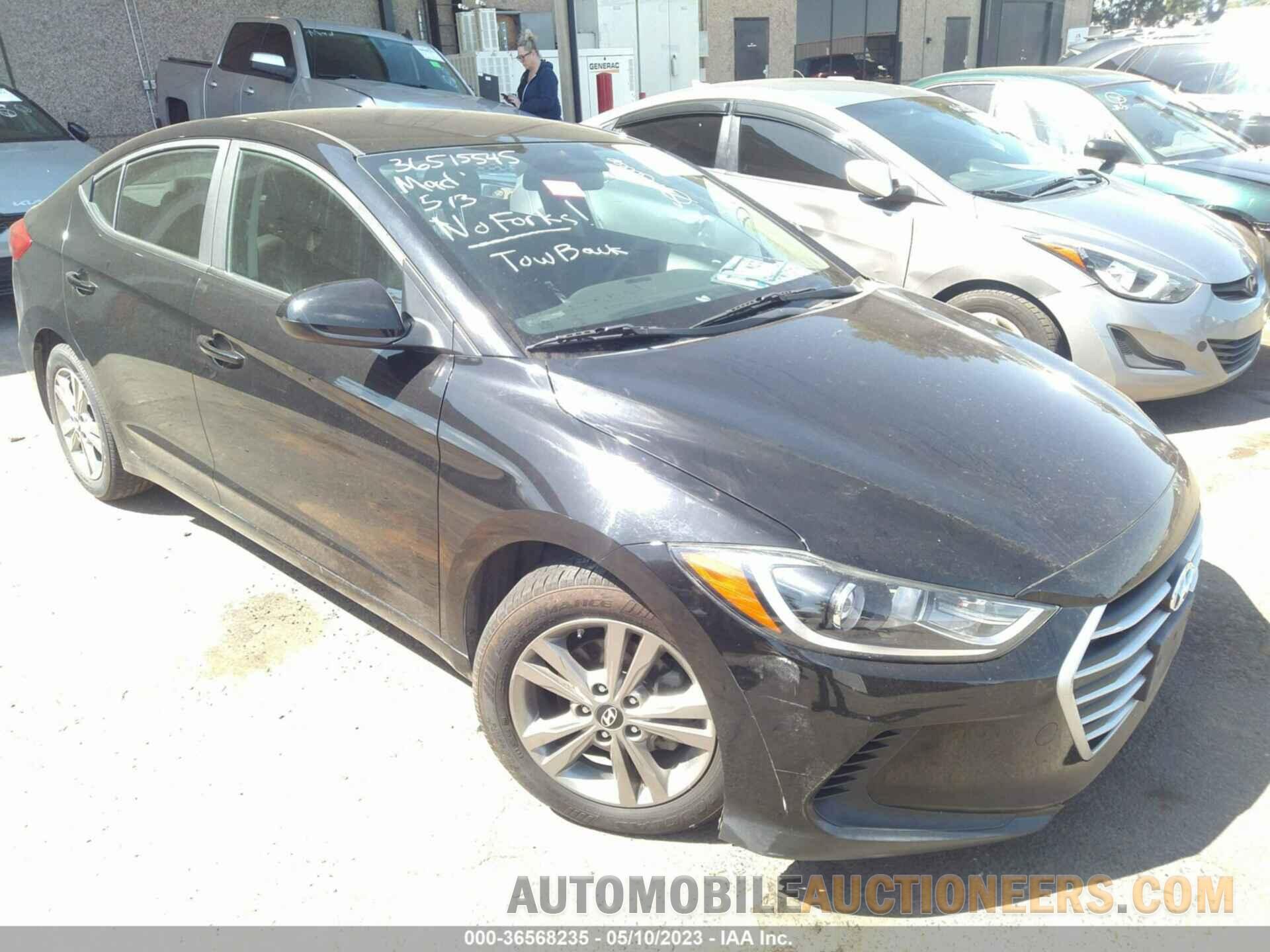 KMHD84LF1JU513510 HYUNDAI ELANTRA 2018