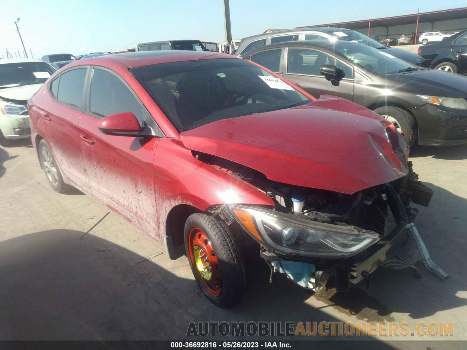 KMHD84LF1JU612330 HYUNDAI ELANTRA 2018