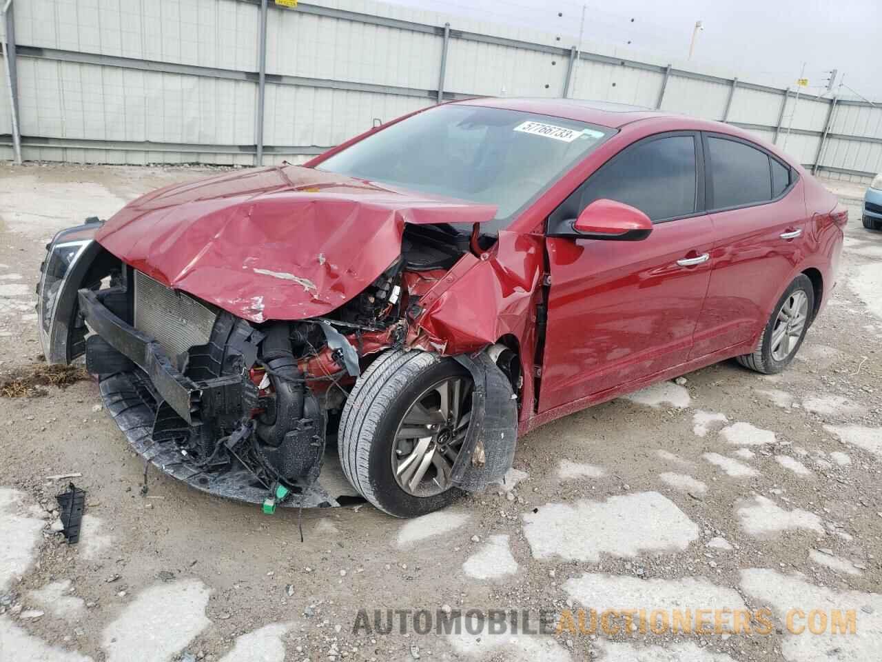 KMHD84LF1KU763735 HYUNDAI ELANTRA 2019