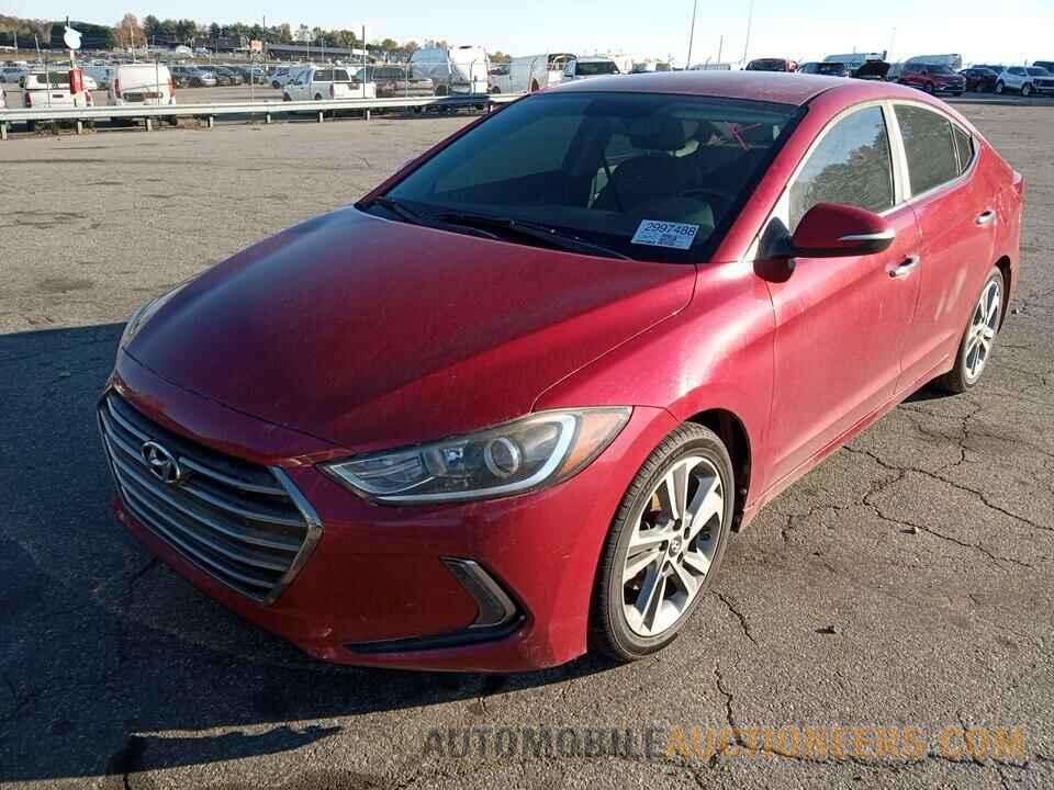 KMHD84LF2HU117841 Hyundai Elantra 2017