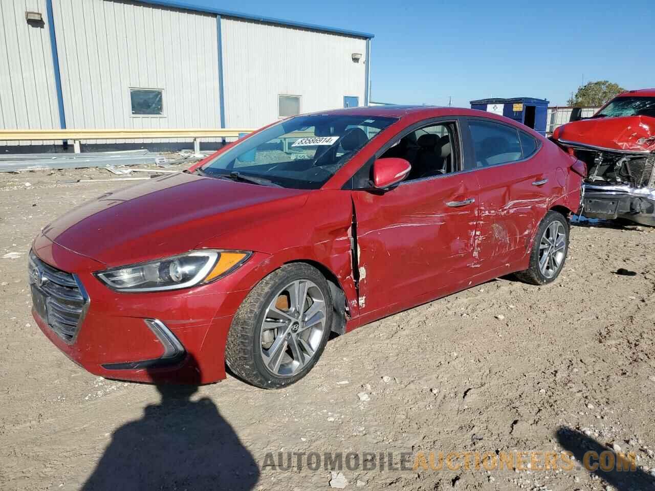 KMHD84LF2HU120352 HYUNDAI ELANTRA 2017