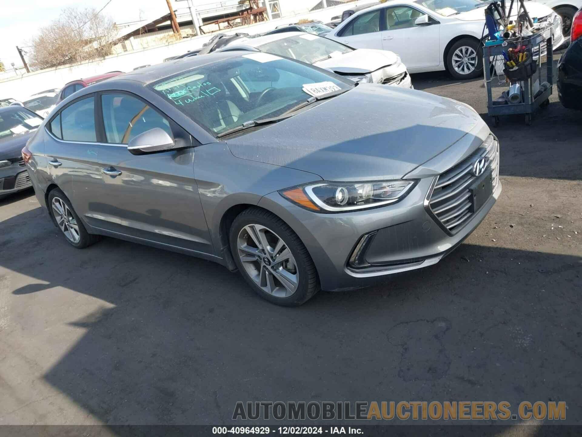 KMHD84LF3HU291496 HYUNDAI ELANTRA 2017