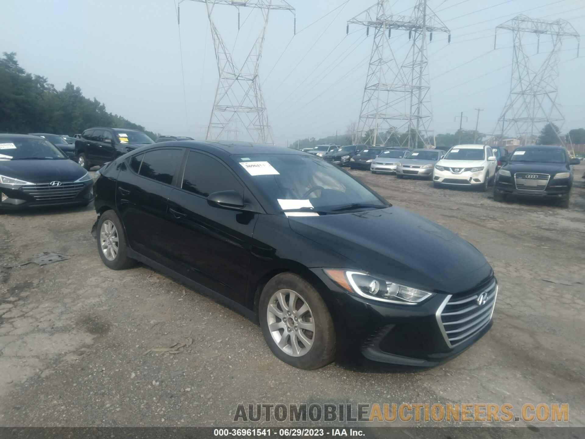 KMHD84LF3JU445498 HYUNDAI ELANTRA 2018