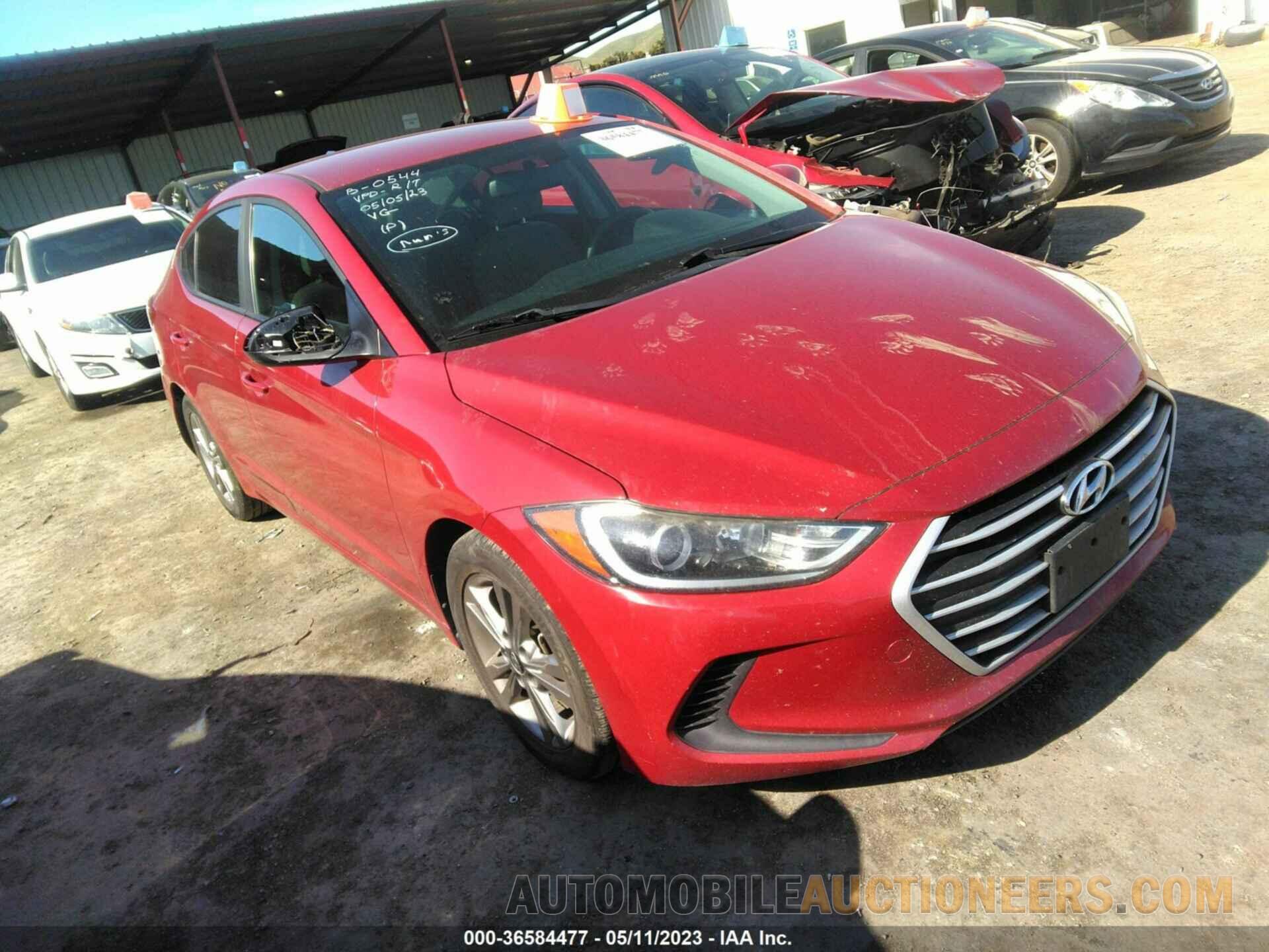 KMHD84LF3JU592484 HYUNDAI ELANTRA 2018