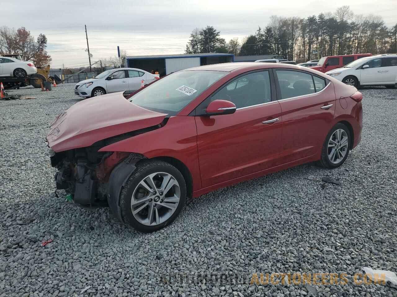 KMHD84LF4HU227371 HYUNDAI ELANTRA 2017