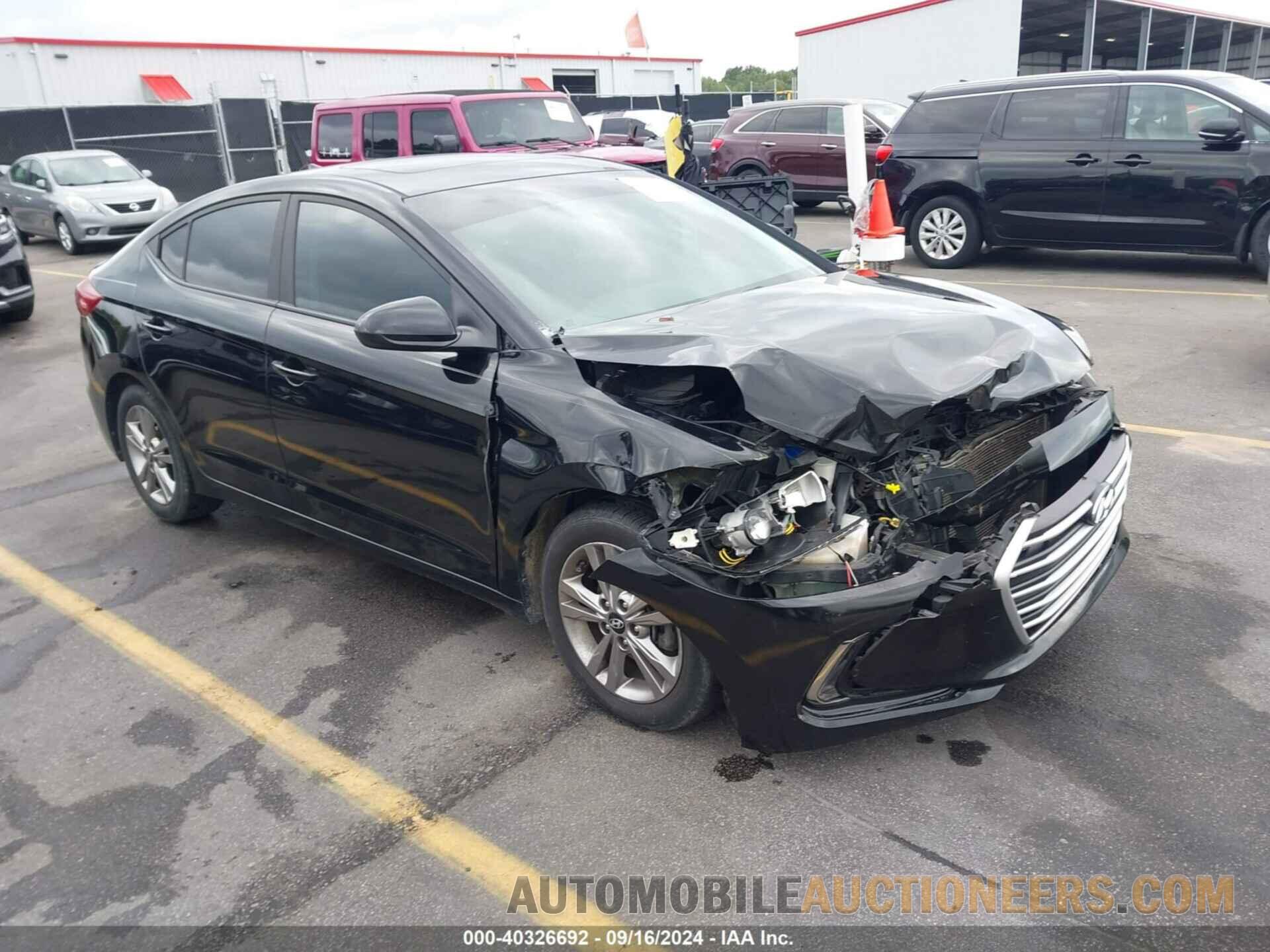 KMHD84LF4HU272567 HYUNDAI ELANTRA 2017