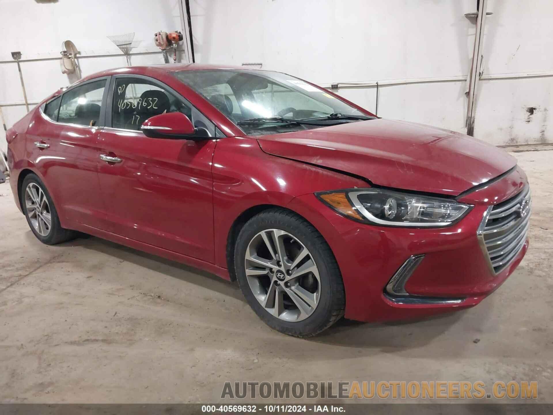 KMHD84LF4HU283908 HYUNDAI ELANTRA 2017