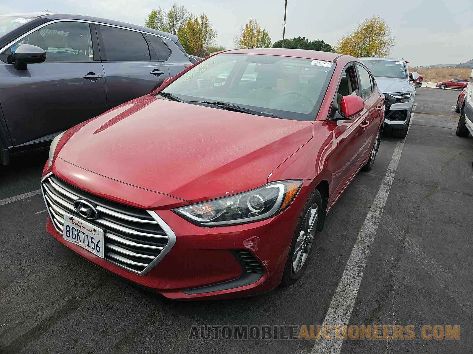 KMHD84LF4JU593384 Hyundai Elantra 2018