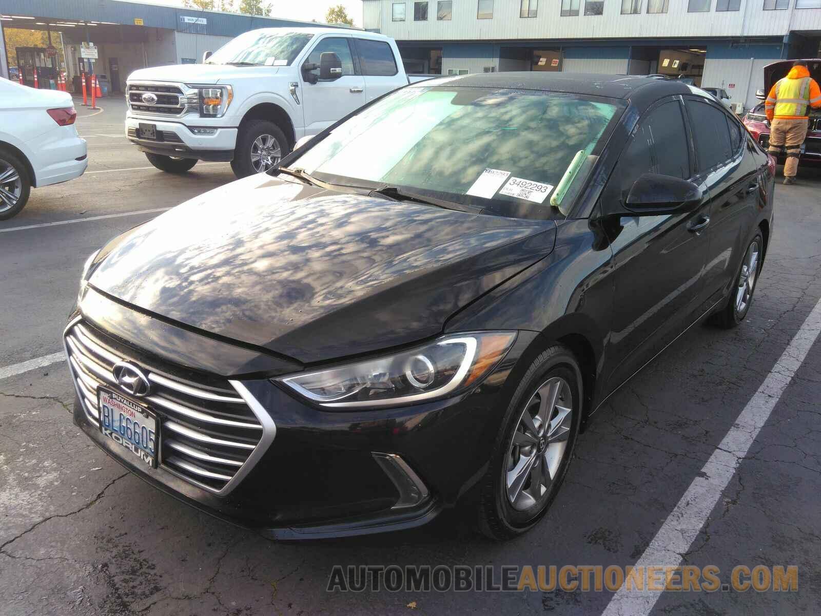 KMHD84LF4JU619837 Hyundai Elantra 2018