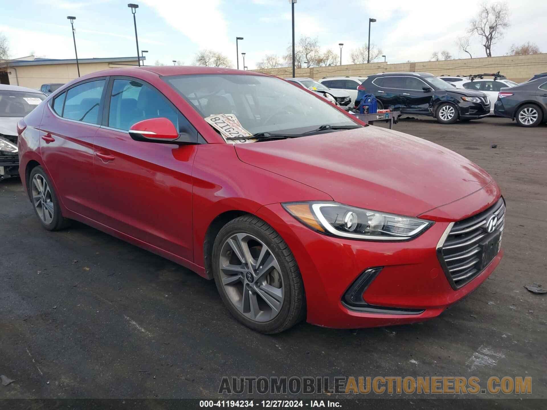 KMHD84LF4JU698037 HYUNDAI ELANTRA 2018