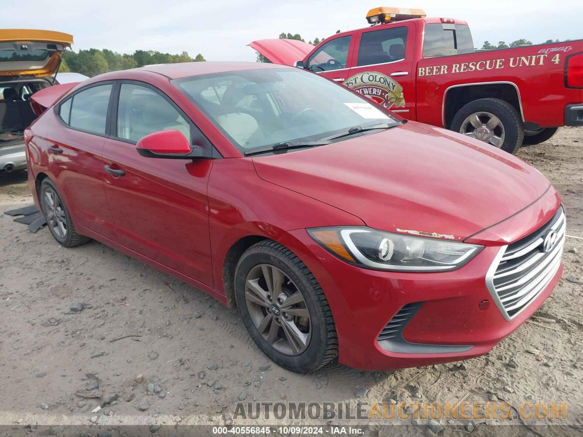 KMHD84LF5HU171439 HYUNDAI ELANTRA 2017