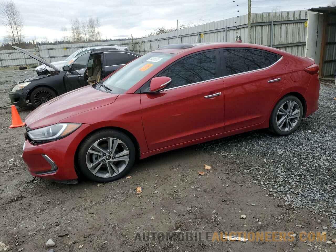 KMHD84LF5HU195241 HYUNDAI ELANTRA 2017