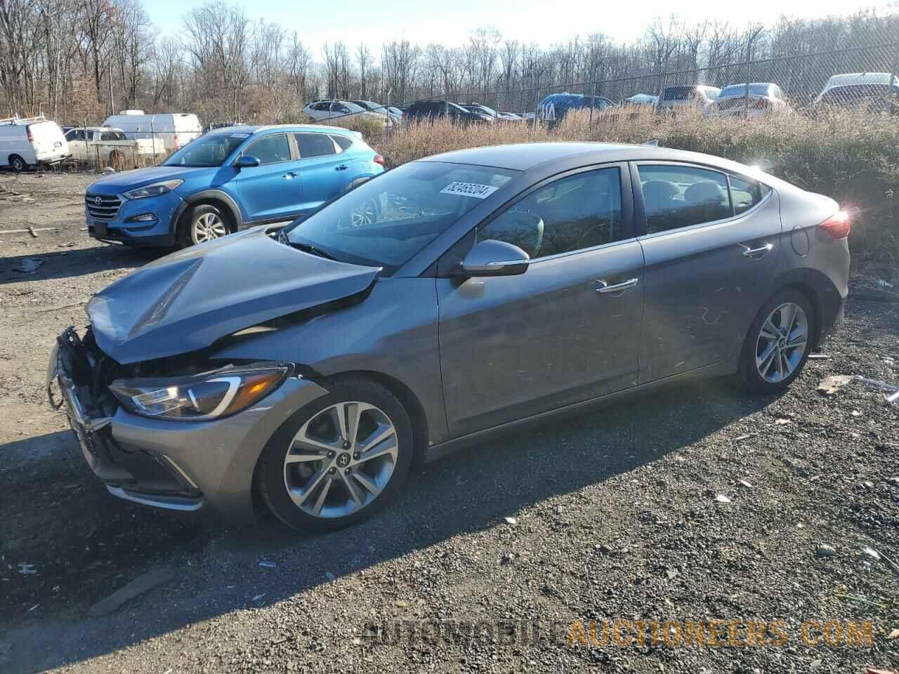 KMHD84LF6HU182921 HYUNDAI ELANTRA 2017