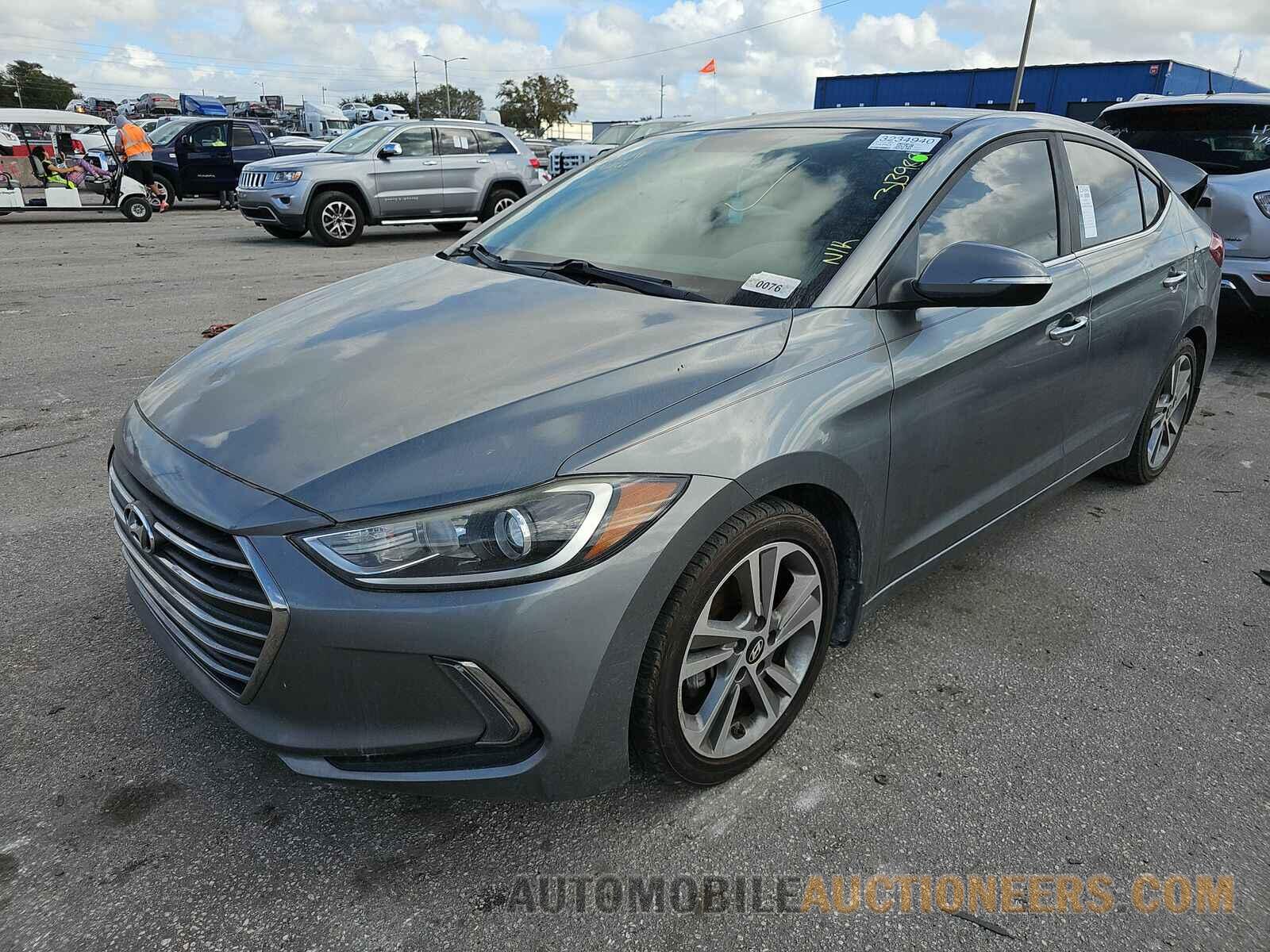 KMHD84LF6HU313989 Hyundai Elantra 2017