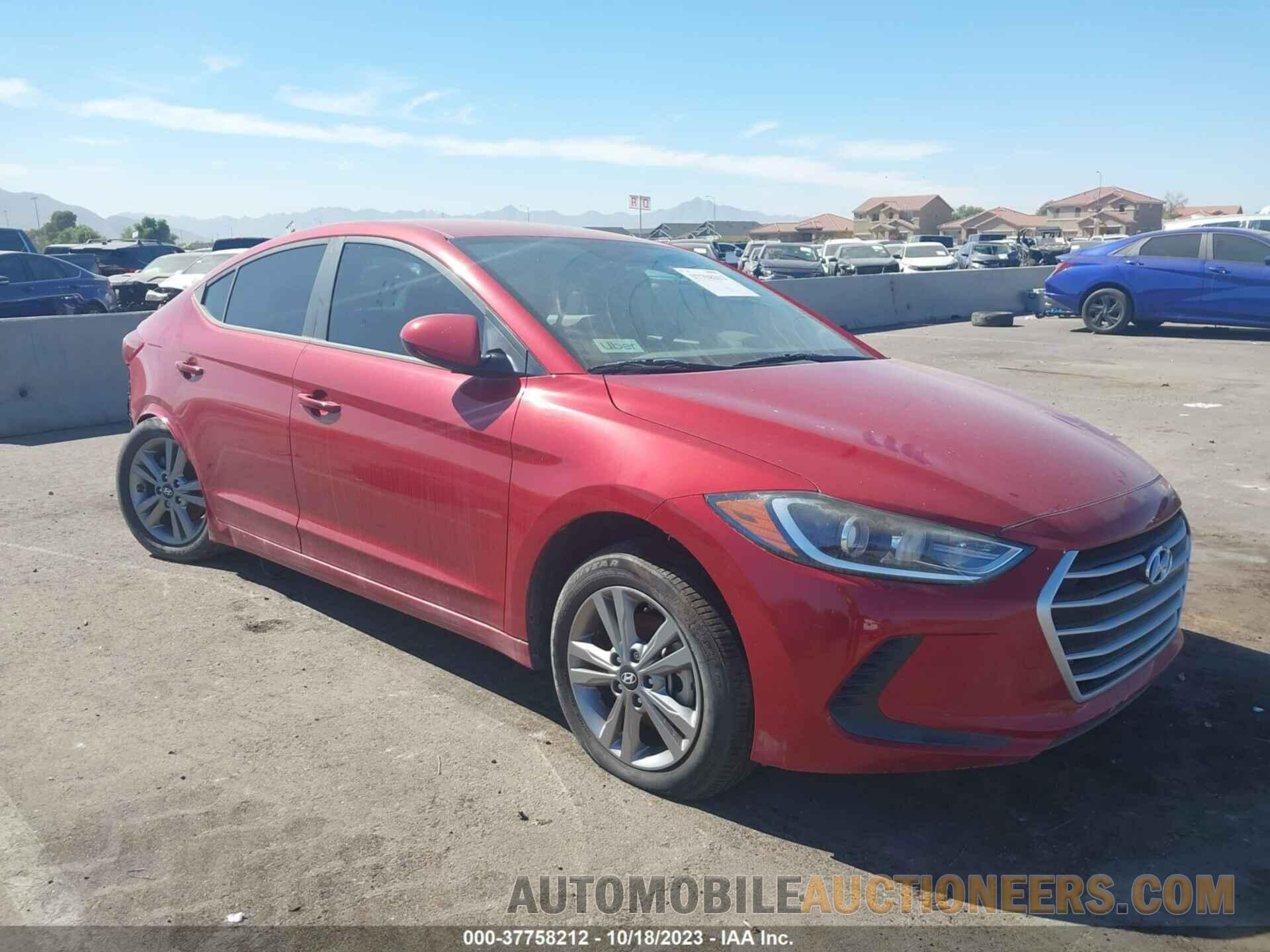 KMHD84LF6JU474882 HYUNDAI ELANTRA 2018