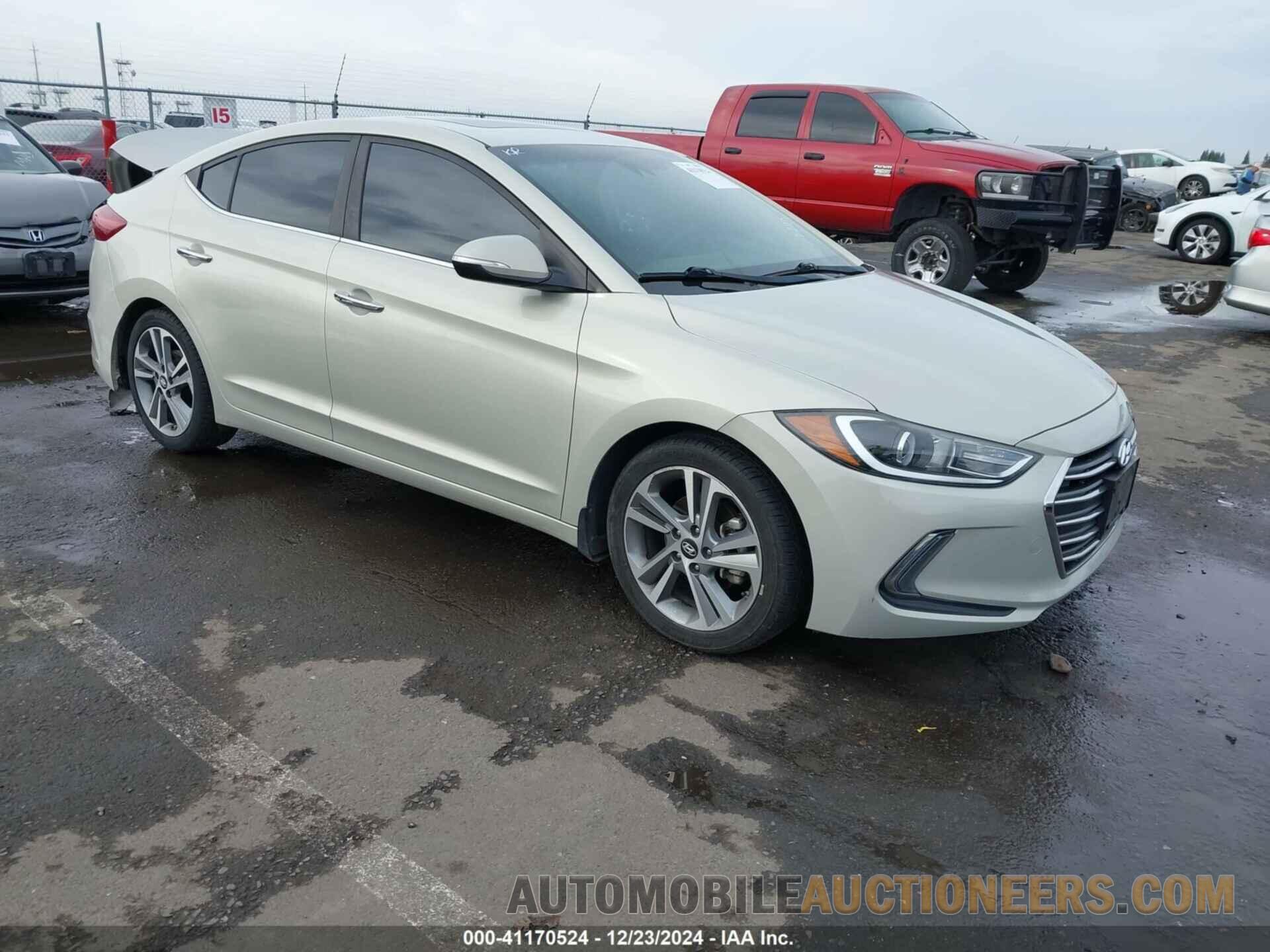 KMHD84LF7HU164735 HYUNDAI ELANTRA 2017