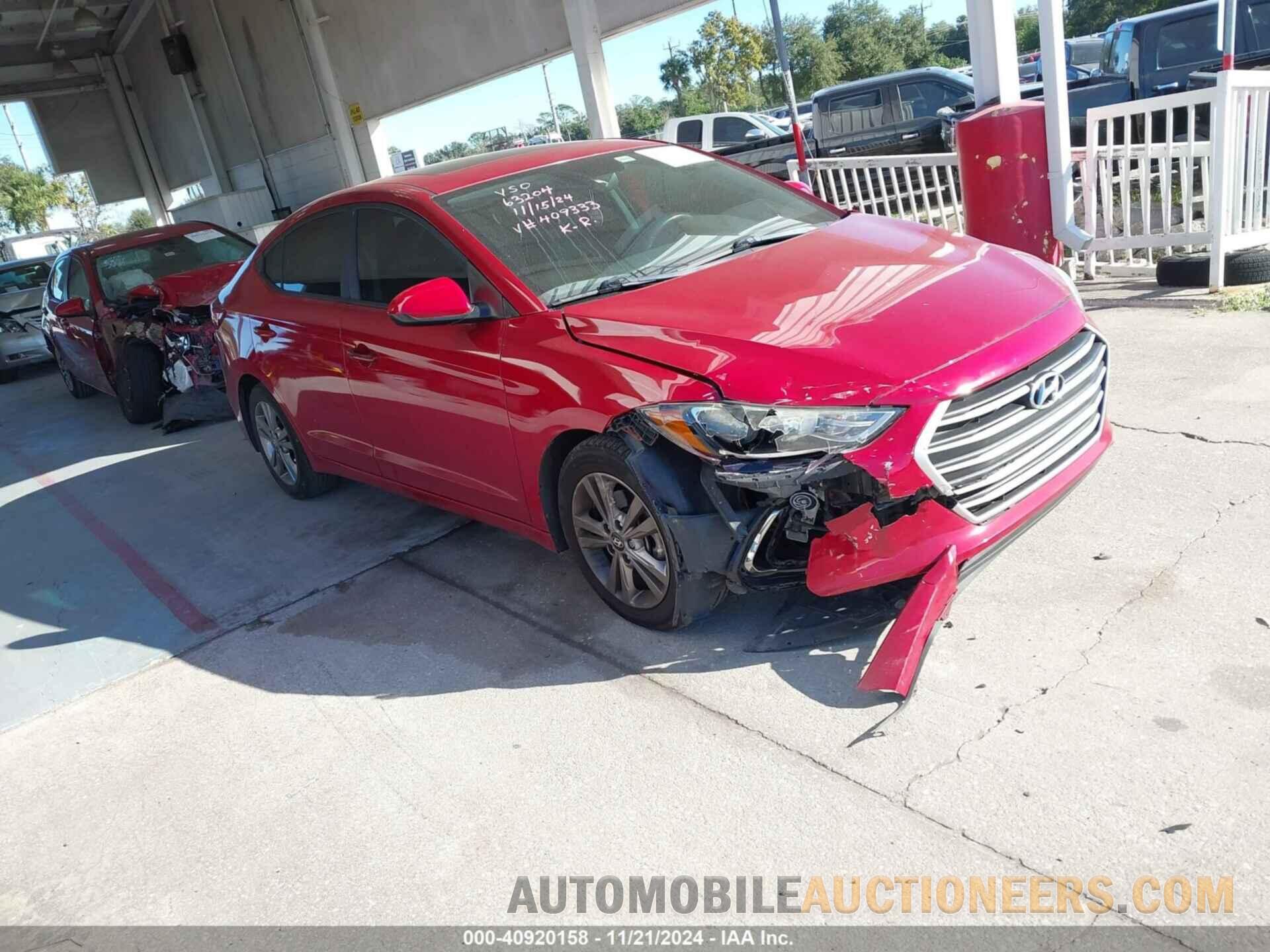 KMHD84LF8HU409333 HYUNDAI ELANTRA 2017