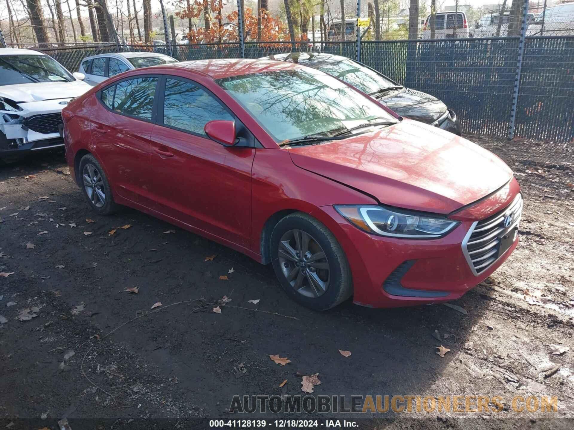 KMHD84LF9HU069609 HYUNDAI ELANTRA 2017