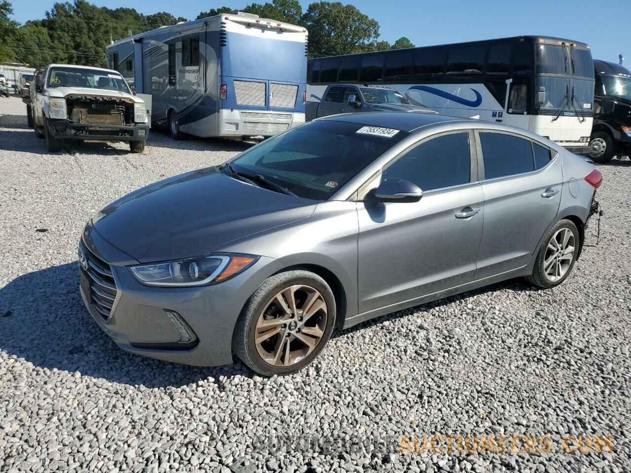 KMHD84LF9HU151890 HYUNDAI ELANTRA 2017