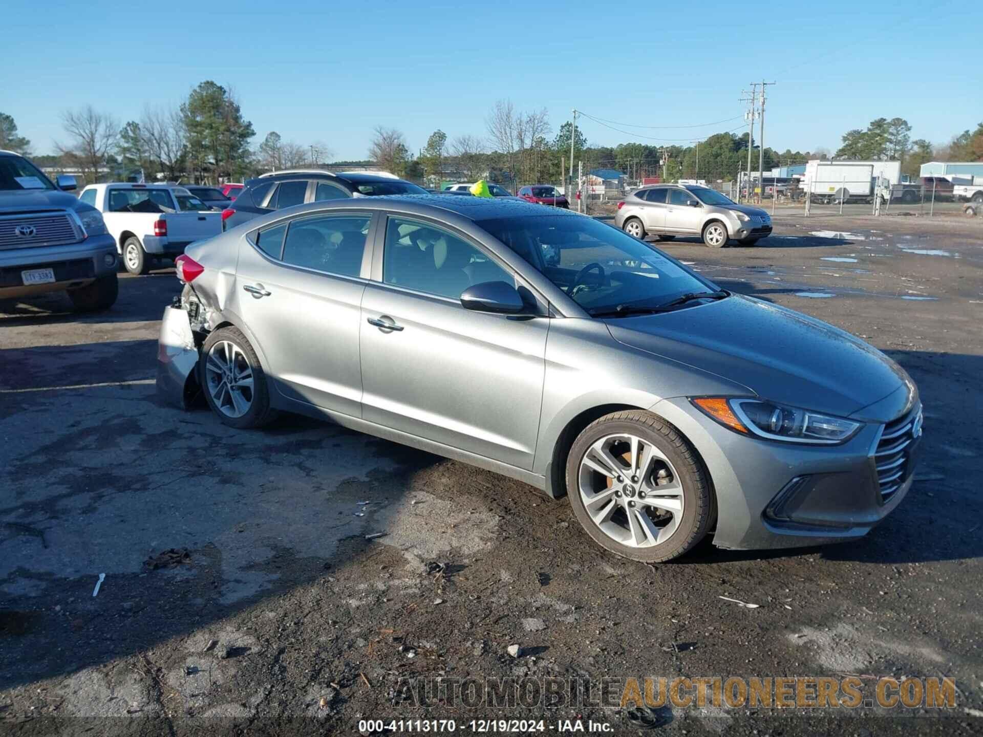 KMHD84LF9HU298551 HYUNDAI ELANTRA 2017