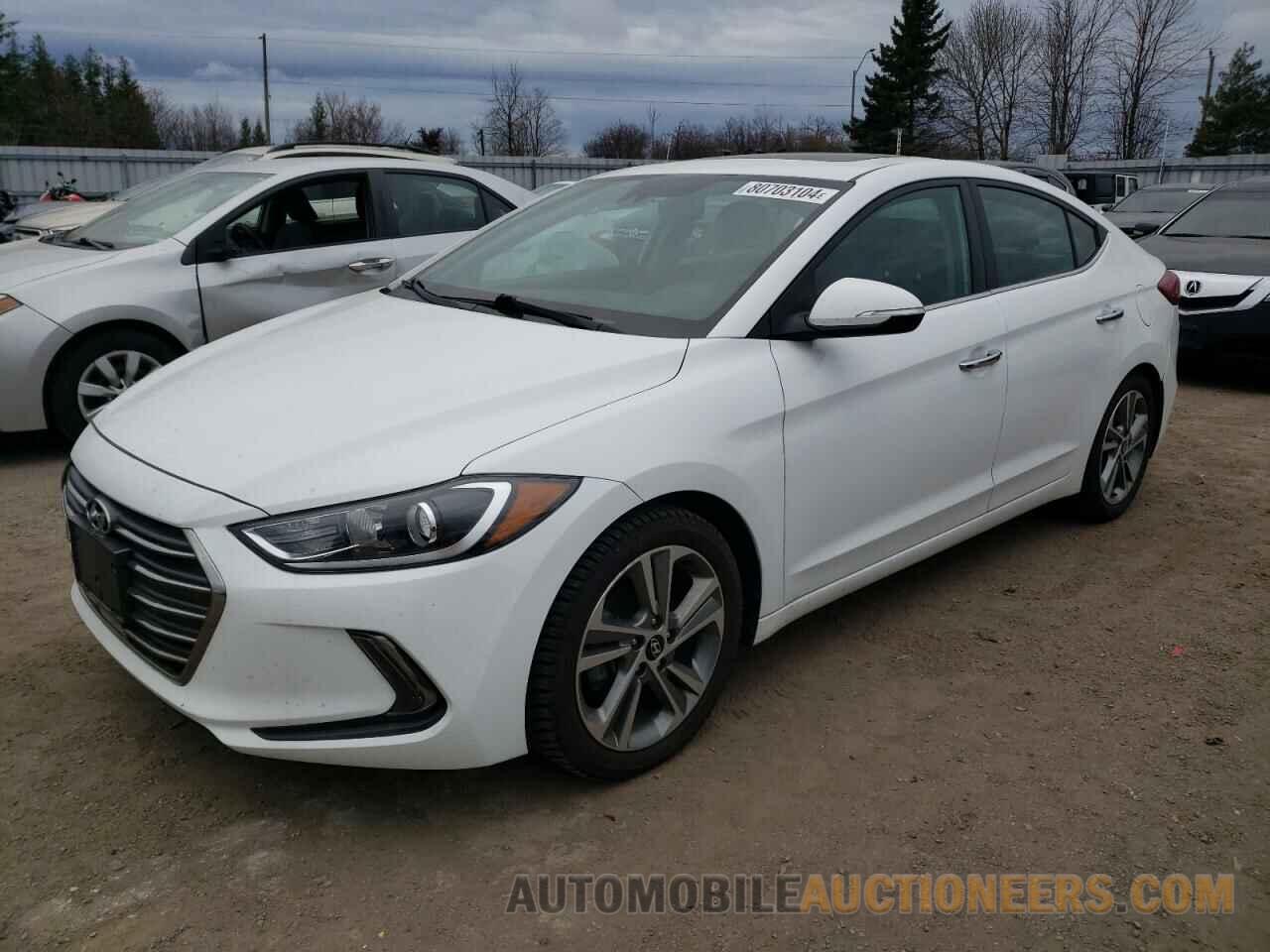 KMHD84LF9HU313985 HYUNDAI ELANTRA 2017