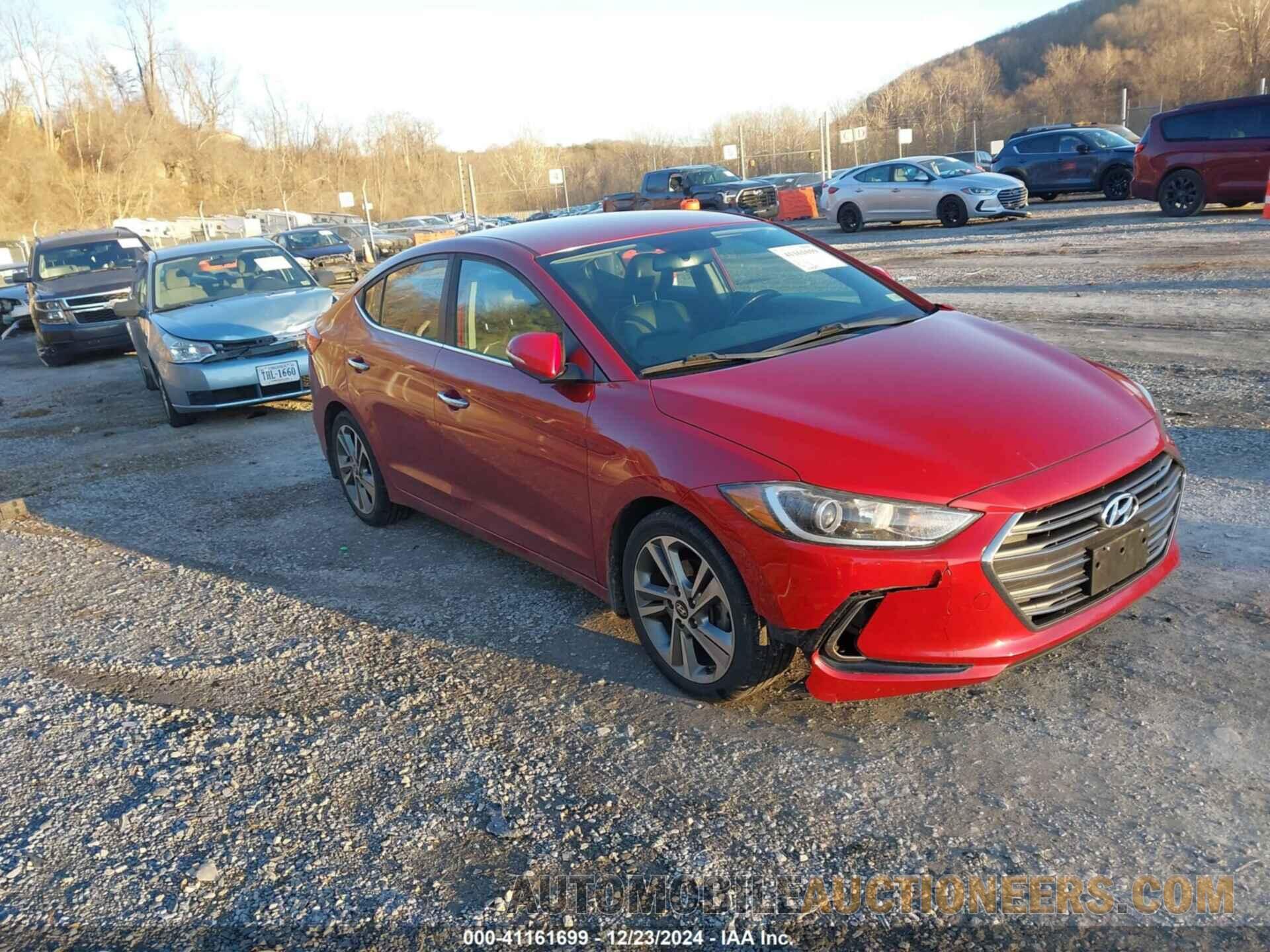 KMHD84LF9HU339647 HYUNDAI ELANTRA 2017