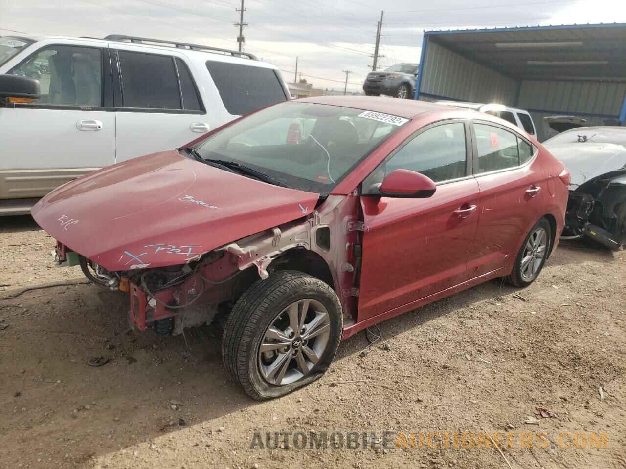 KMHD84LF9JU474844 HYUNDAI ELANTRA 2018