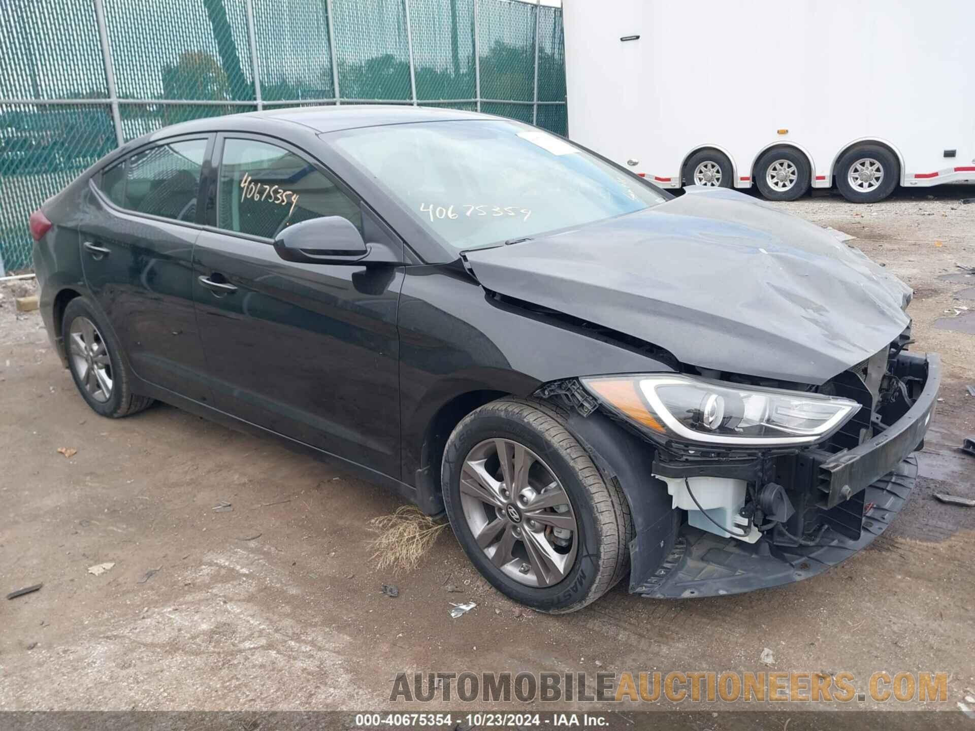 KMHD84LF9JU620837 HYUNDAI ELANTRA 2018